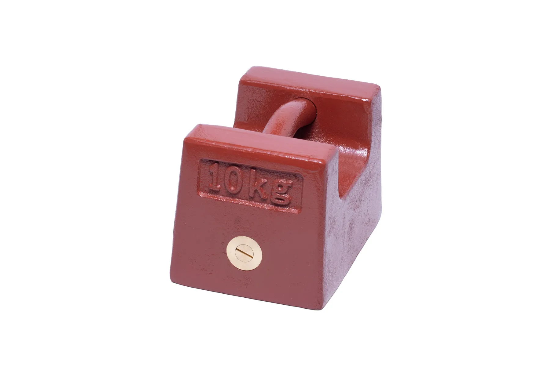 鋳鉄製枕型分銅